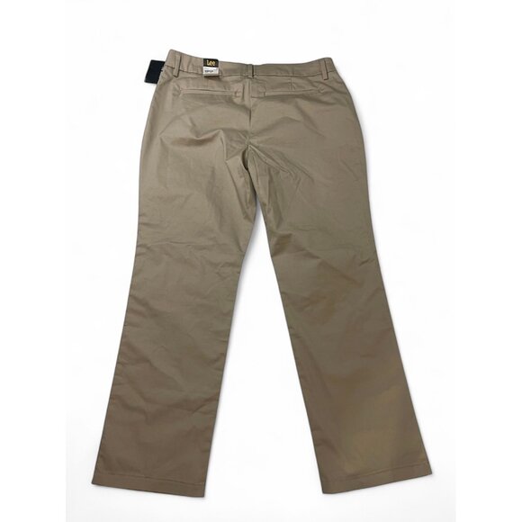 Women's Lee® Wrinkle-Free Relaxed Fit Straight-Leg Pants - Picture 4 of 12